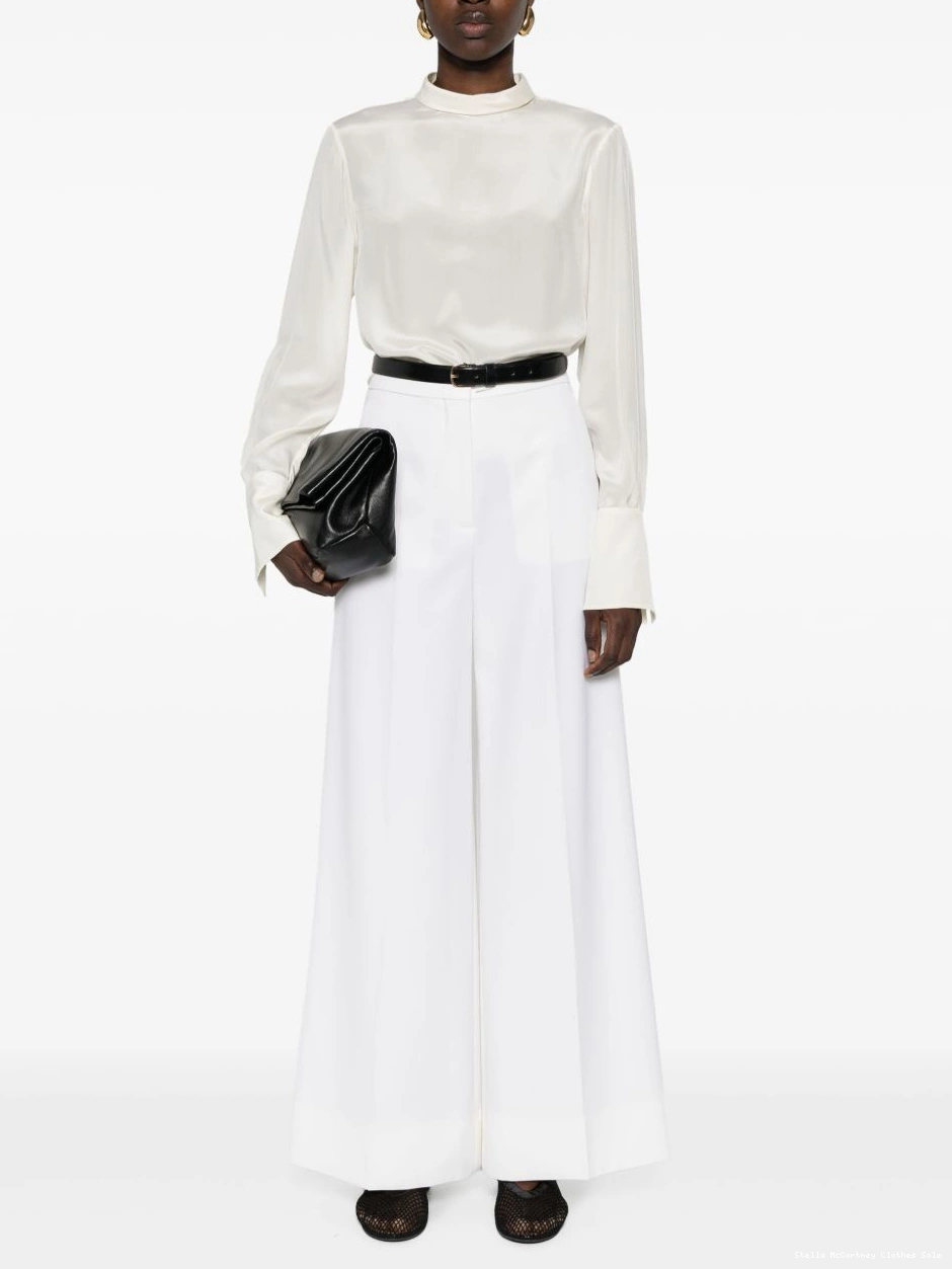 Cheap Women McCartney wide-leg trousers high-rise Stella 0803